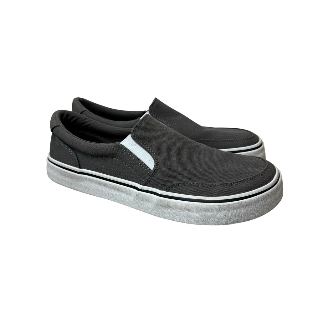 Splay Streetstyle Slip-On Gunmetal Grey Canvas Barefoot Shoes Mens 9 Womens 11